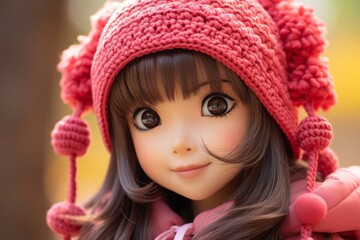 Fototapeta premium 3Dアニメ系の女の子,Generative AI AI画像