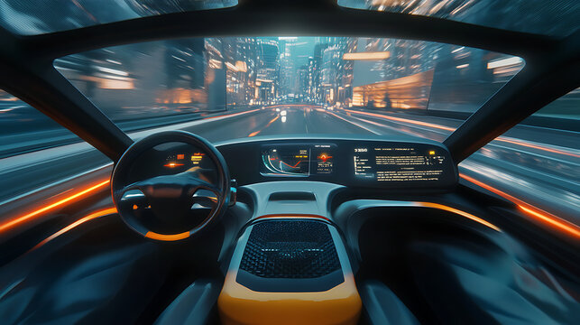 autonomes driving concept