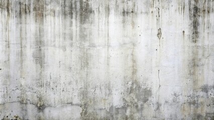 Obraz premium Weathered concrete wall with gray stains and streaks