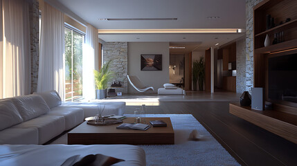 Obraz premium modern living room