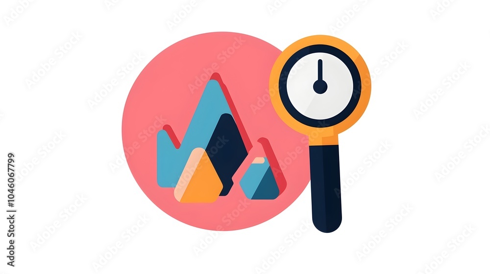 Poster Clean and simple line icons designed for web usage on a white background showcasing data analysis optimization and price tracking tools  These minimalist graphics are suitable for dashboard reporting