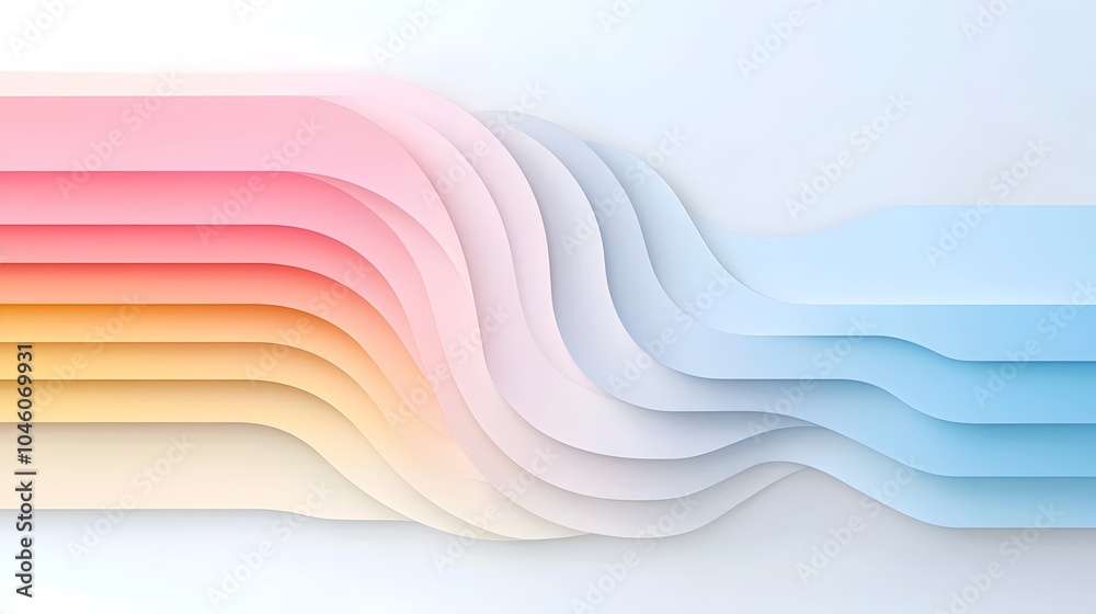Poster This captivating minimalist abstract background features a mesmerizing interplay of flowing curved lines and subtle gradient shades creating a sense of movement and sleek modern design