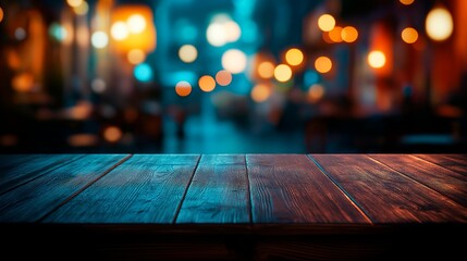 empty table in modern restaurant