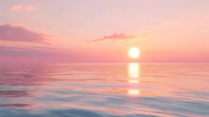 Obraz premium Sunset Over Water