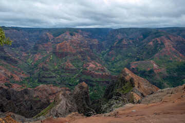A view of the Kalalau Valley in Kauai Hawaii
