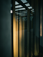 Obraz premium Building glass and curtains