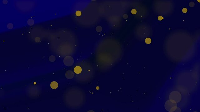 fade navy blue background with abstract combination and simple gold particle effect. best for overlay project like presentation etc
