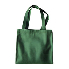 Stylish green tote bag on white background, perfect for eco-friendly shopping, casual outings, or daily use. Durable and spacious design.