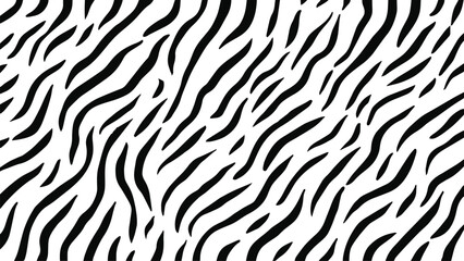 Abstract zebra print pattern. Zebra stripes pattern vector.