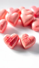 Obraz premium heart candies 2 isolated with white highlights, png