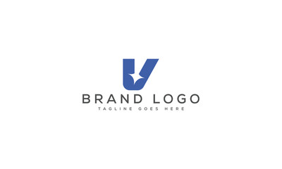 letter V logo design vector template design for brand.