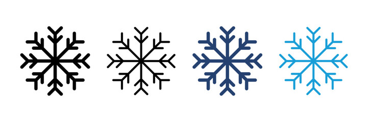 Snow icon vector. snowflake icon vector