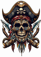 TRIBAL TATOO トライバル タトゥ 刺青 和柄 ドクロ 海賊 インディアン