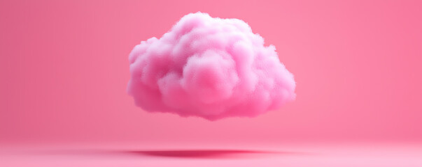 A cloud network releasing packets of data into digital storage cubes deployment scene futuristic tone colored pastel