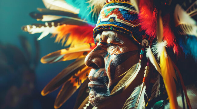 indigenous people of Mexico and Yucatan dressed in colorful native clothes