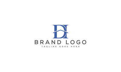 Obraz premium letter DH logo design vector template design for brand.