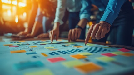Obraz premium Collaborative Planning Session with Professionals
