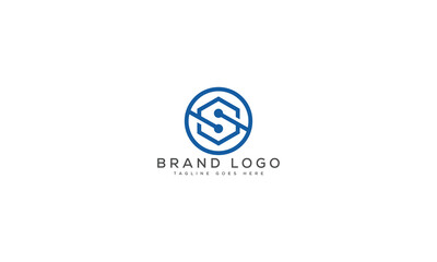 letter S logo design vector template design for brand.