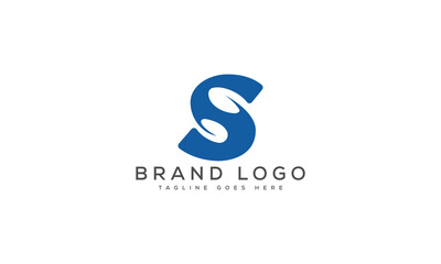 letter S logo design vector template design for brand.