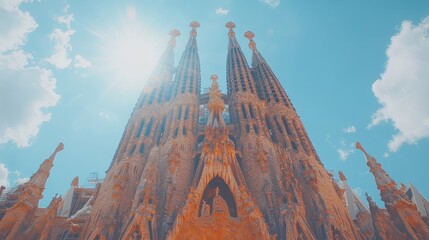 Iconic Cathedral Under Clear Blue Sky