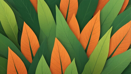 green leaves background