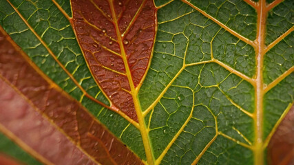 close up of leaf