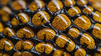 close up of dried flakes