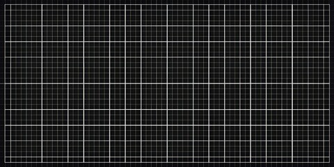 A dark background with a grid of white lines forming a repeating pattern of squares