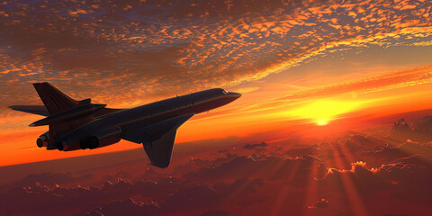 a plane flying in the sky, Aircraft in Mid-Air Against Blue Sky, 