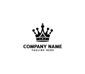 Vector abstract crown logo design. kings crown vector logo. Modern element sign. Royal luxury symbol