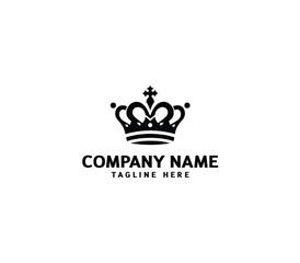 Vector abstract crown logo design. kings crown vector logo. Modern element sign. Royal luxury symbol