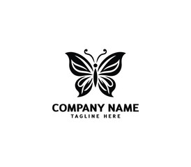 Vector Butterfly logo design. Butterfly symbol signs. creative abstract butterfly logotype design