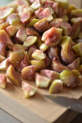I used figs to make a jam for the breakfast.