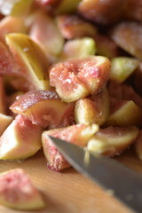 I used figs to make a jam for the breakfast.