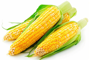 corn isolated on white background