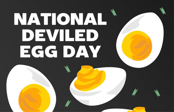 National deviled egg day with delicious deviled eggs