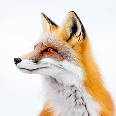 Obraz premium fox isolated on white background