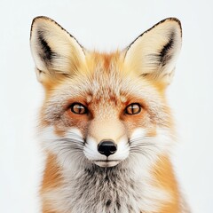 Fototapeta premium fox isolated on white background