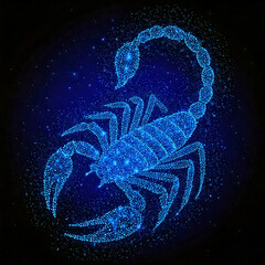 Scorpio zodiac sign: scorpion symbol