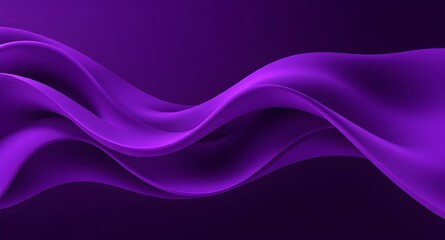 abstract 3d rendered purple waves background 