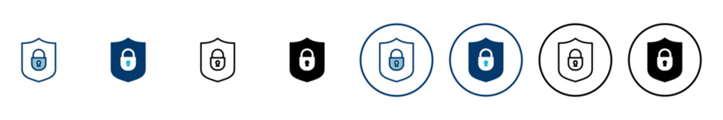 Security icon vector isolated on white background. protection icon. privacy. vpn