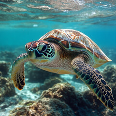 Fototapeta premium Sea turtle