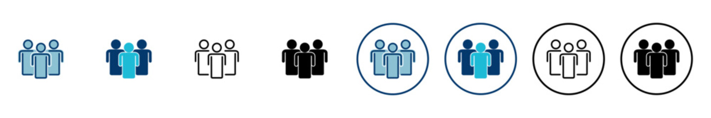 people icon vector isolated on white background. person icon. User vector icon