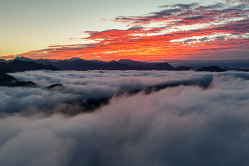 高千穂町の雲海
