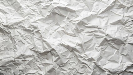 Obraz premium White crumpled paper texture abstract background with silhouette