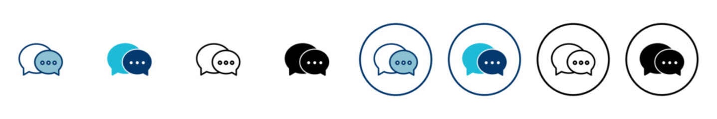 Chat icon vector isolated on white background. Chat vector icon. Speech bubble. message. contact us