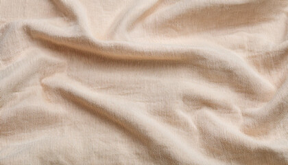 Fototapeta premium beige linen background, fabric texture for fashion design or upholstered furniture