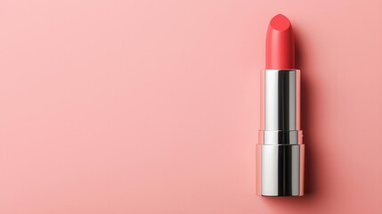 Obraz premium Natural, lightweight lipstick in soft, warm tones with minimalist packaging for a clean, effortless makeup routine