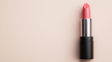 Obraz premium A minimalist lipstick in soft, natural shades with ecofriendly packaging, perfect for an understated beauty look
