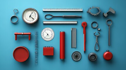 Six sigma - set of techniques and tools for process improvement. productivity tools. Ultra realistic. Photorealistic